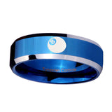 10mm-8-Ball-Beveled-Edges-Blue-2-Tone-Tungsten-Carbide-Promise-Ring