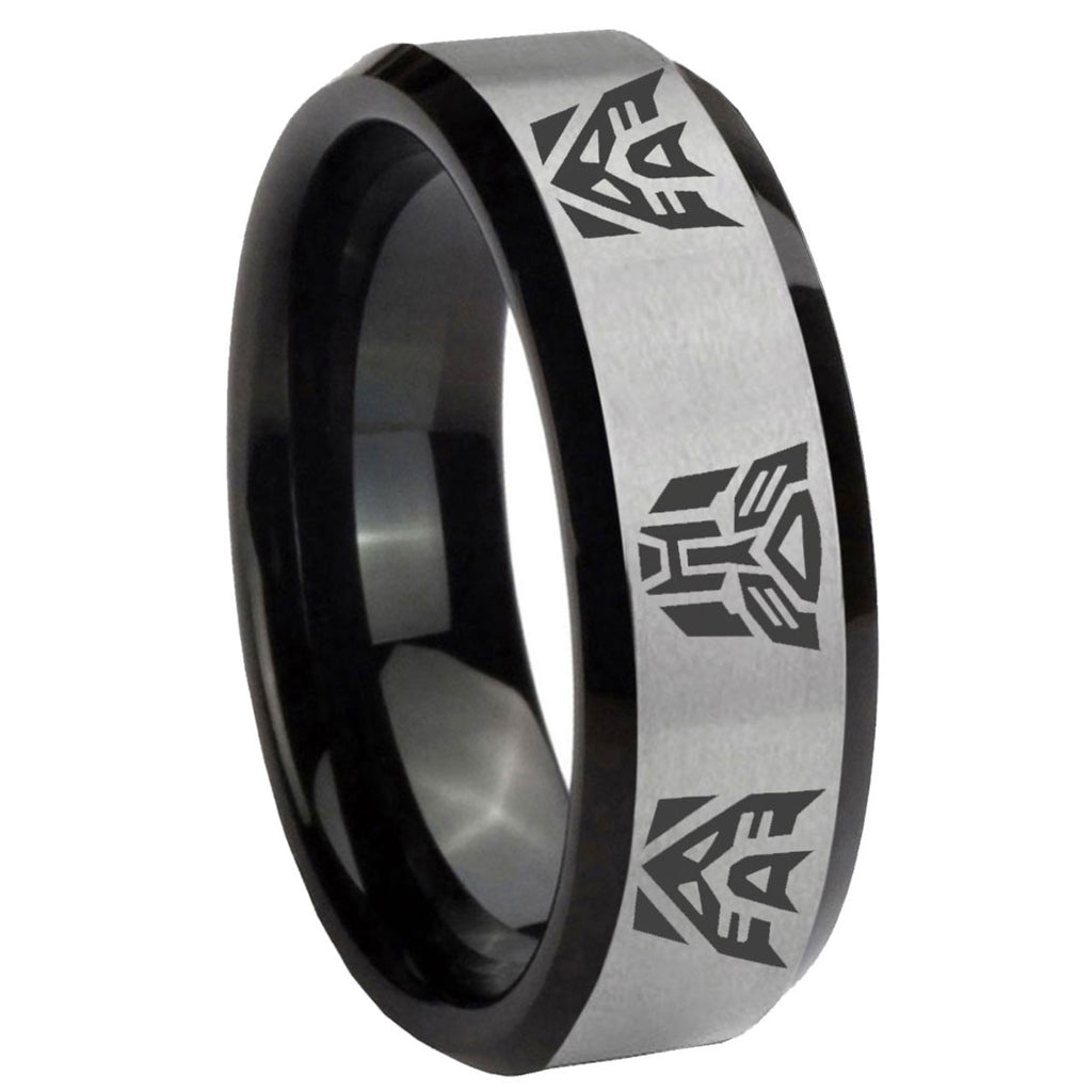 Multiple Heart Tungsten Carbide Bridal Set Rings