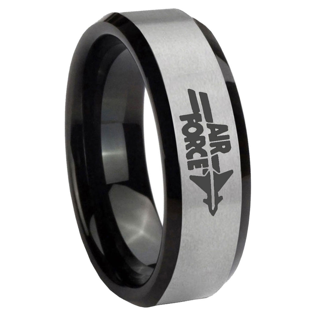 Aquarius Horoscope Tungsten Carbide Wedding Ring Sets
