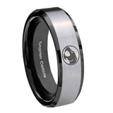 10mm-Thundercat-Beveled-Brushed-Silver-Black-Tungsten-Mens-Engagement-Ring
