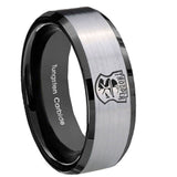 10mm-Clone-Trooper-Beveled-Brushed-Silver-Black-Tungsten-Promise-Ring