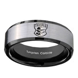 10mm-Clone-Trooper-Beveled-Brushed-Silver-Black-Tungsten-Promise-Ring