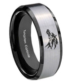 10mm-Wolf-Beveled-Edges-Brushed-Silver-Black-Tungsten-Mens-Engagement-Band
