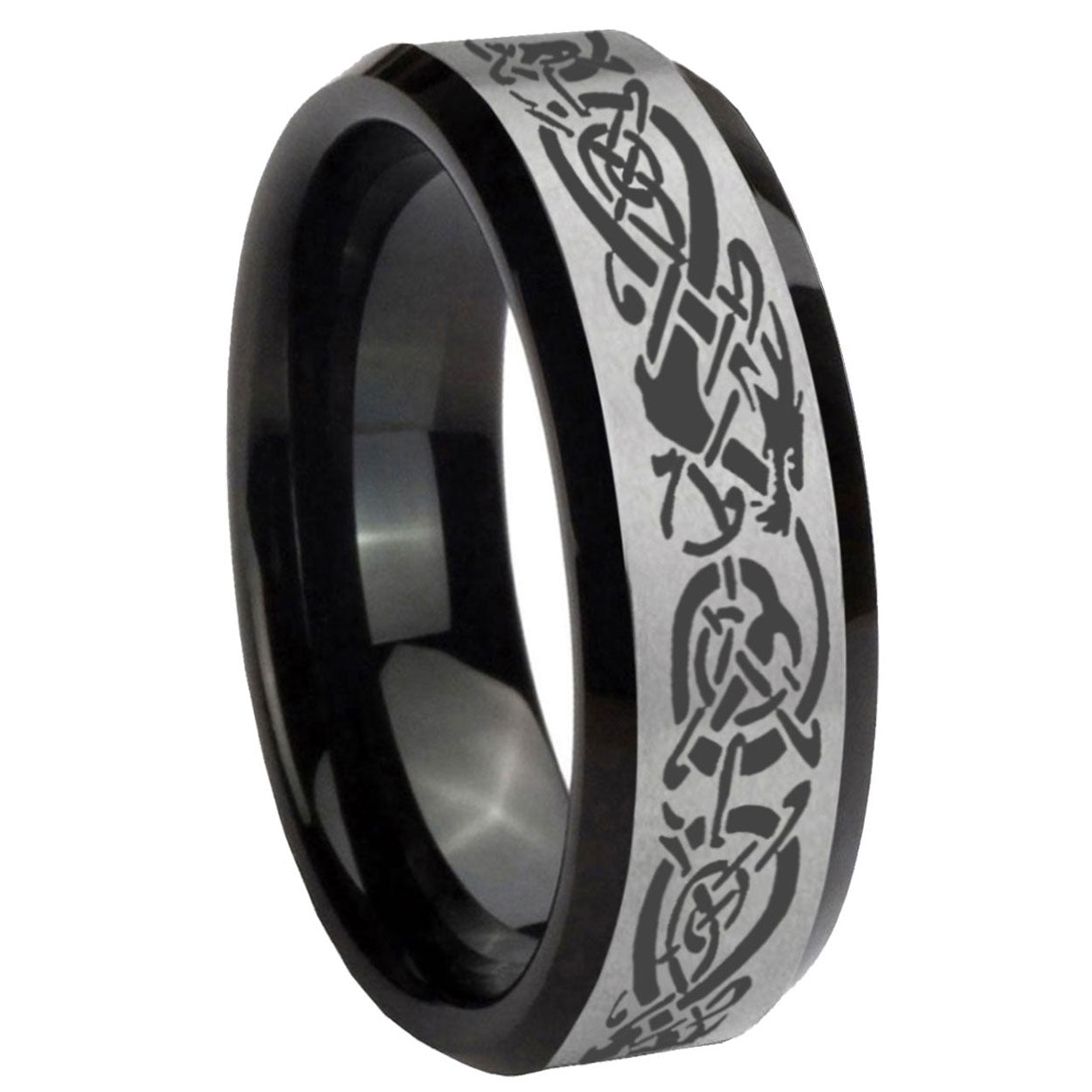 Crosses Tungsten Carbide Wedding Set Ring