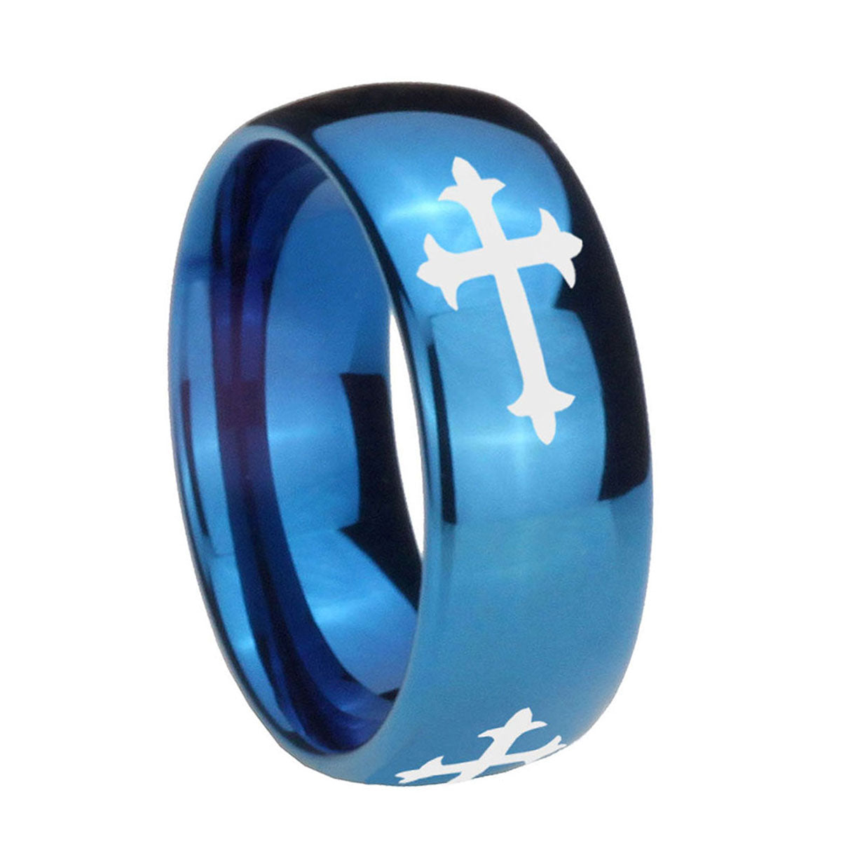 Seeing Eye of Tungsten Carbide Wedding Set Ring