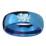 8mm-Dragon-Dome-Blue-Tungsten-Carbide-Mens-Engagement-Band