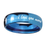 8mm-Sound-Wave,-I-love-you-more-Dome-Blue-Tungsten-Carbide-Rings-for-Men