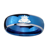 8mm-Claddagh-Design-Dome-Blue-2-Tone-Tungsten-Carbide-Mens-Promise-Ring