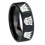 8mm-Transformers-Autobot-Decepticon-Pipe-Cut-Brush-Black-Tungsten-Wedding-Band-Mens