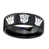 8mm-Transformers-Autobot-Decepticon-Pipe-Cut-Brush-Black-Tungsten-Wedding-Band-Mens