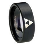8mm-Zelda-Triforce-Pipe-Cut-Brush-Black-Tungsten-Wedding-Engagement-Ring