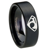 8mm-House-of-Van-Pipe-Cut-Brush-Black-Tungsten-Carbide-Rings-for-Men