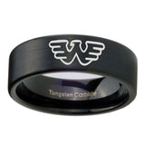8mm-Waylon-Jennings-Pipe-Cut-Brush-Black-Tungsten-Carbide-Wedding-Band-Mens