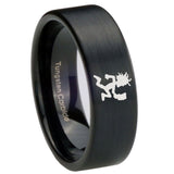 8mm-Hatchet-Man-Pipe-Cut-Brush-Black-Tungsten-Carbide-Wedding-Band-Ring