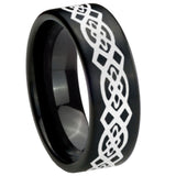 8mm-Celtic-Knot-Pipe-Cut-Brush-Black-Tungsten-Carbide-Anniversary-Ring