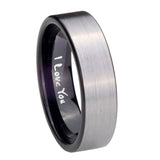 8mm-I-Love-You-Pipe-Cut-Brushed-Silver-Tungsten-Carbide-Wedding-Engagement-Ring