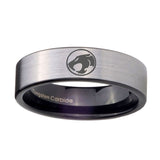 8mm-Thundercat-Pipe-Cut-Brushed-Silver-Tungsten-Carbide-Men's-Promise-Rings