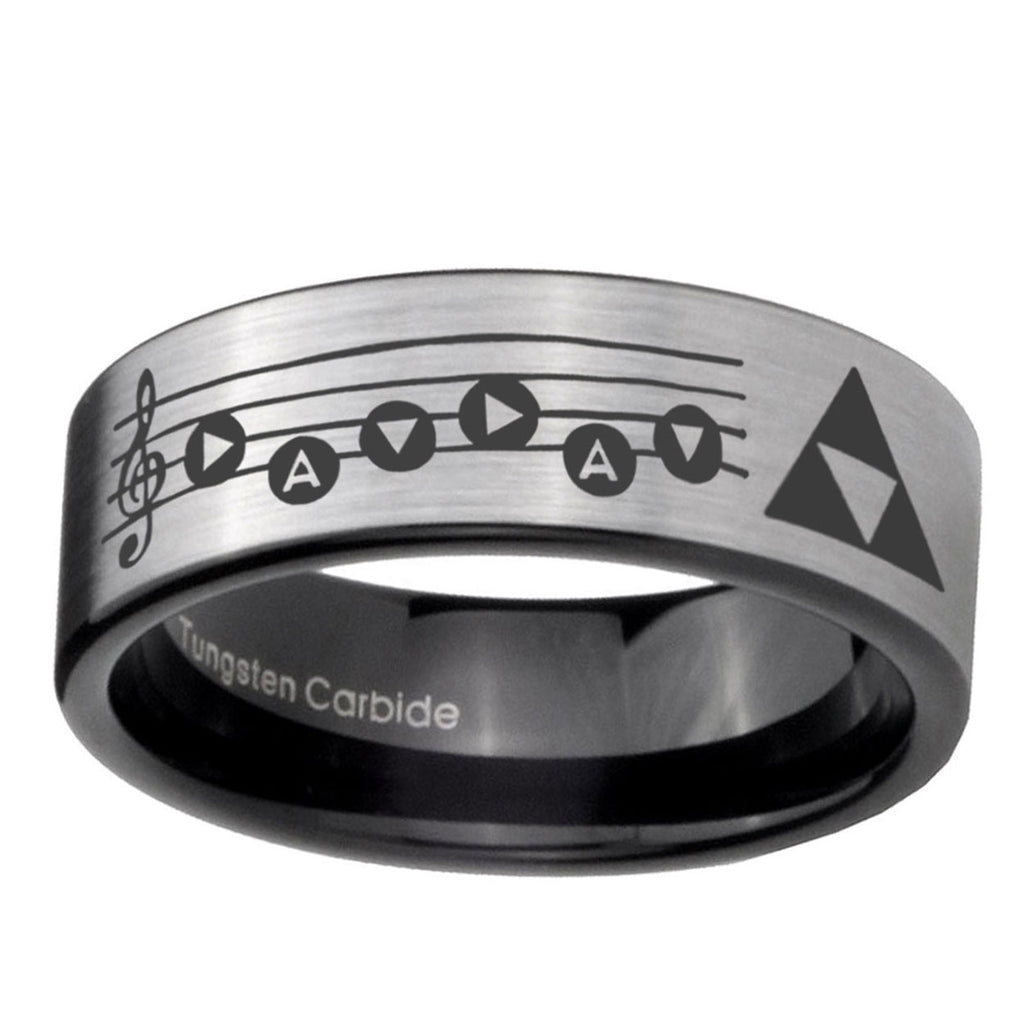 6mm Ocarina Songs Zelda Pipe Cut Silver Man Wedding Gift
