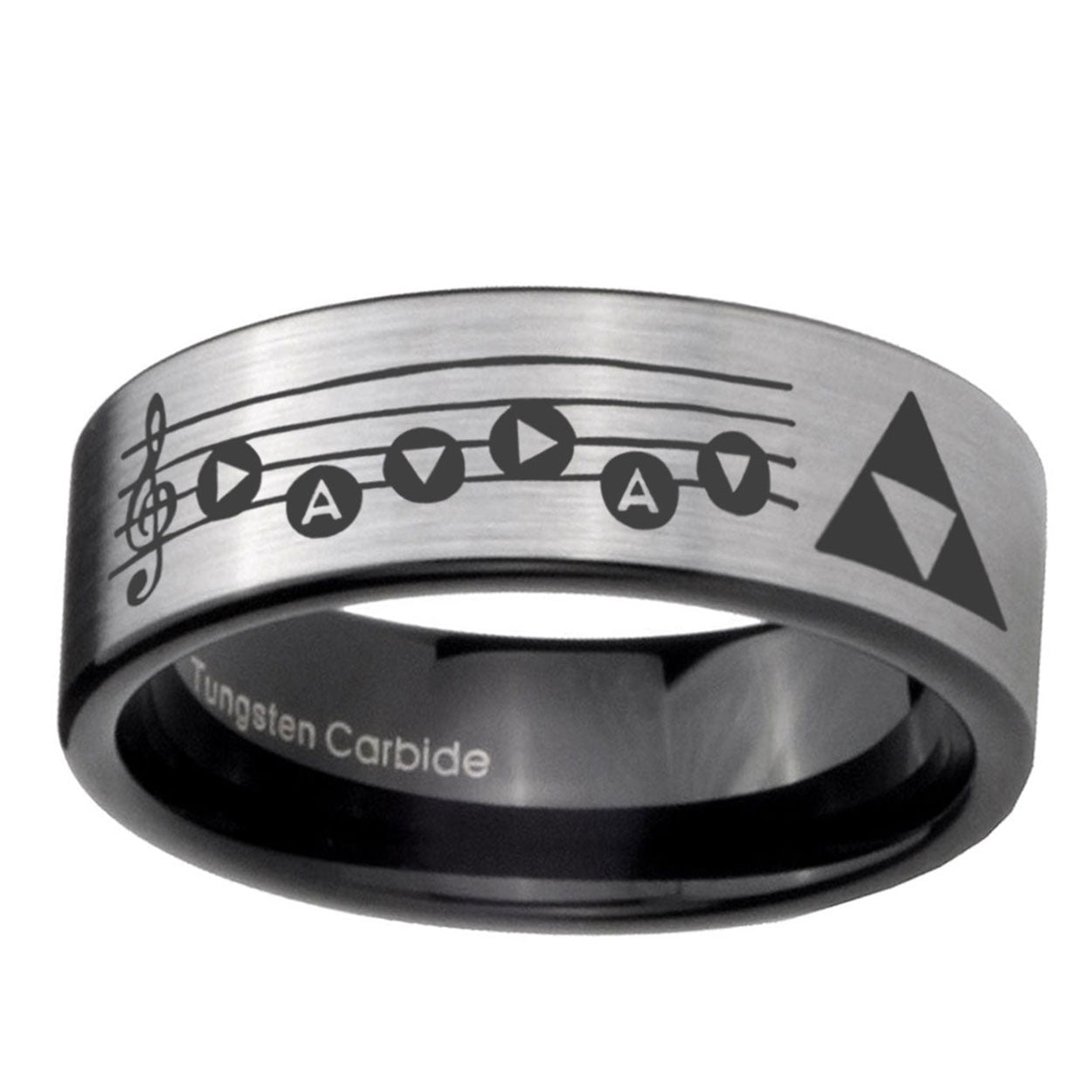 6mm Ocarina Songs Zelda Pipe Cut Silver Man Wedding Gift