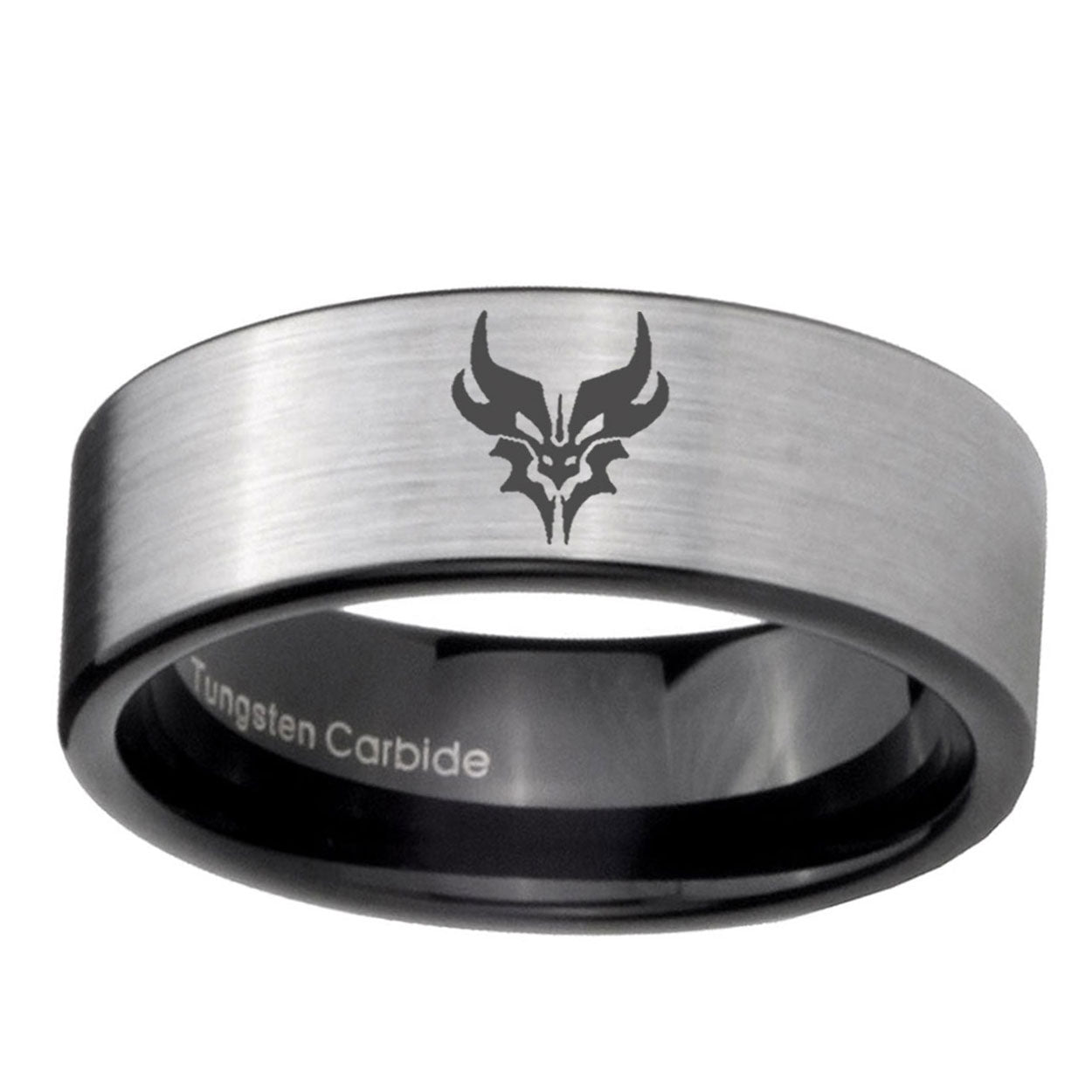 6mm Transformers Shatterback Pipe Cut Silver Man Wedding Gift