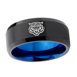 10mm-Lion-Bevel-Tungsten-Carbide-Blue-Wedding-Ring