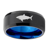 10mm-Shark-Bevel-Tungsten-Carbide-Blue-Wedding-Ring