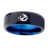 10mm-Ghostbusters-Bevel-Tungsten-Carbide-Blue-Mens-Promise-Ring