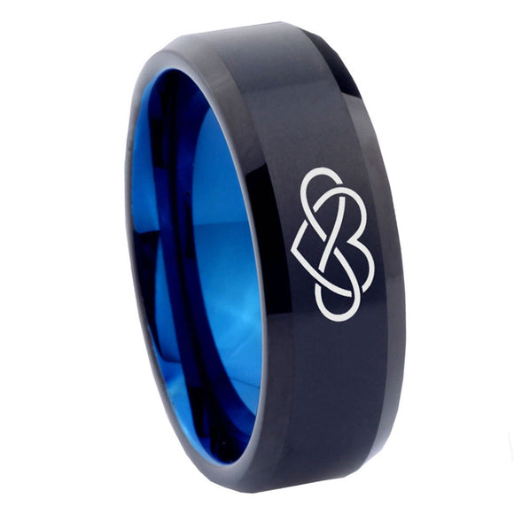 8mm-Infinity-Love-Bevel-Tungsten-Carbide-Blue-Promise-Ring