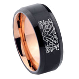 8mm-Celtic-Dog-Bevel-Tungsten-Carbide-Rose-Gold-Men's-Ring