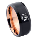 10mm-Wolf-Bevel-Tungsten-Rose-Gold-Mens-Wedding-Band