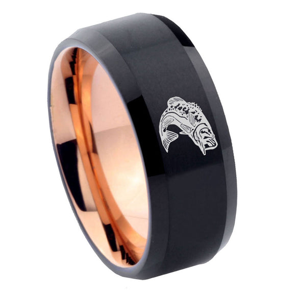 10mm-Fishing-Bevel-Tungsten-Rose-Gold-Mens-Wedding-Band