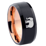 10mm-Elephant-Bevel-Tungsten-Rose-Gold-Mens-Wedding-Band