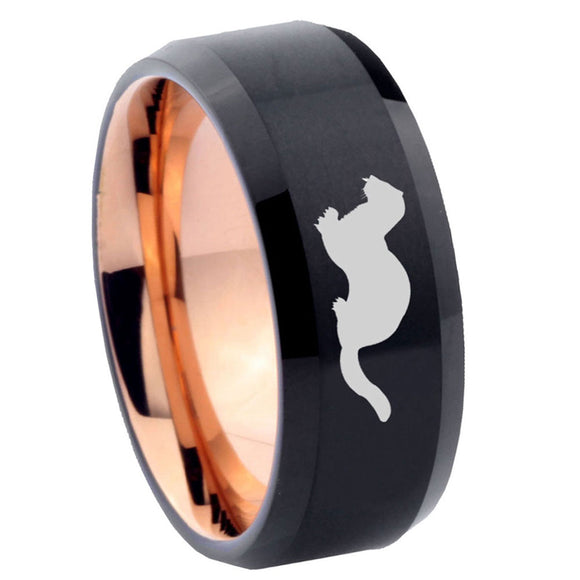 10mm-Otter-Bevel-Tungsten-Rose-Gold-Mens-Wedding-Band