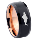 10mm-Shark-Bevel-Tungsten-Rose-Gold-Mens-Wedding-Band