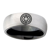 6, 8mm Blue Lantern Dome Silver Best Man Gifts