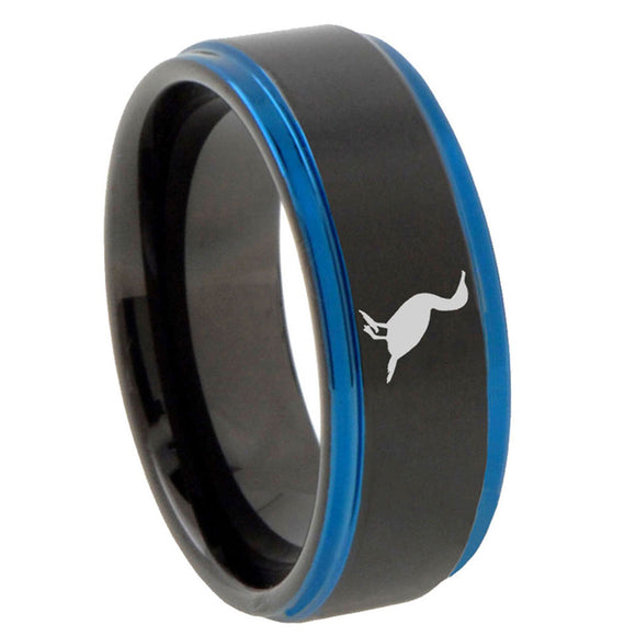 8mm-Cormorant-Blue-Step-Edges-Tungsten-Carbide-Mens-Wedding-Ring