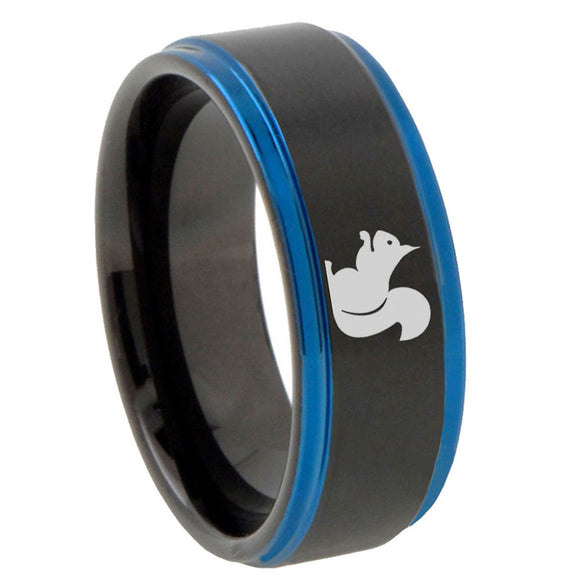 8mm-Squirrel-Blue-Step-Edges-Tungsten-Carbide-Mens-Wedding-Ring