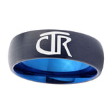 10mm-CTR-Design-Dome-Tungsten-Carbide-Blue-Men's-Ring