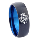 8mm-Fire-Department-Dome-Tungsten-Carbide-Blue-Band-Ring