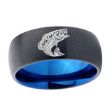 10mm-Fishing-Dome-Tungsten-Carbide-Blue-Engagement-Ring