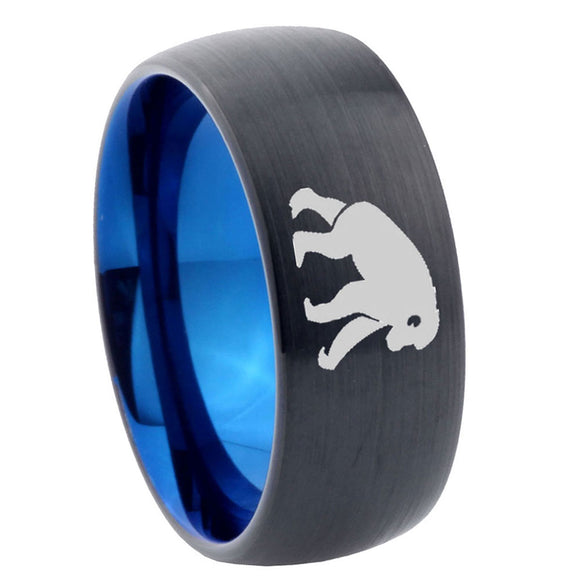 10mm-Chimpanzee-Dome-Tungsten-Carbide-Blue-Engagement-Ring