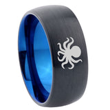 10mm-Octopus-Dome-Tungsten-Carbide-Blue-Engagement-Ring