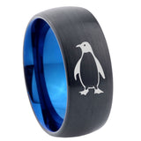 10mm-Penguin-Dome-Tungsten-Carbide-Blue-Engagement-Ring