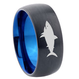 8mm-Shark-Dome-Tungsten-Carbide-Blue-Wedding-Band-Mens