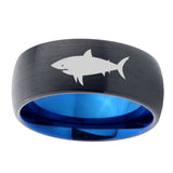 8mm-Shark-Dome-Tungsten-Carbide-Blue-Wedding-Band-Mens