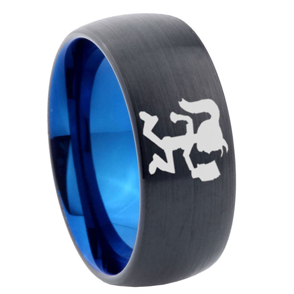 10mm-Hatchet-Woman-Dome-Tungsten-Carbide-Blue-Engagement-Ring