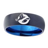 10mm-Ghostbusters-Dome-Tungsten-Carbide-Blue-Wedding-Ring