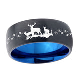 10mm-Deer-Hunting-Dome-Tungsten-Carbide-Blue-Engagement-Ring