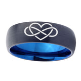 8mm-Infinity-Love-Dome-Tungsten-Carbide-Blue-Mens-Band-Ring