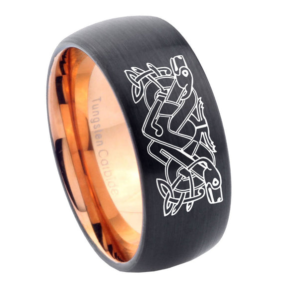 8mm-Celtic-Dog-Dome-Tungsten-Carbide-Rose-Gold-Anniversary-Ring